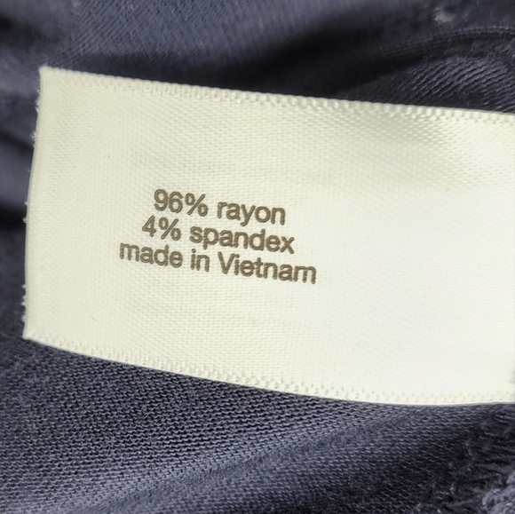 Lane Bryant Dark Blue Wrap Front Top NWT Size 24 - Picture 8 of 11